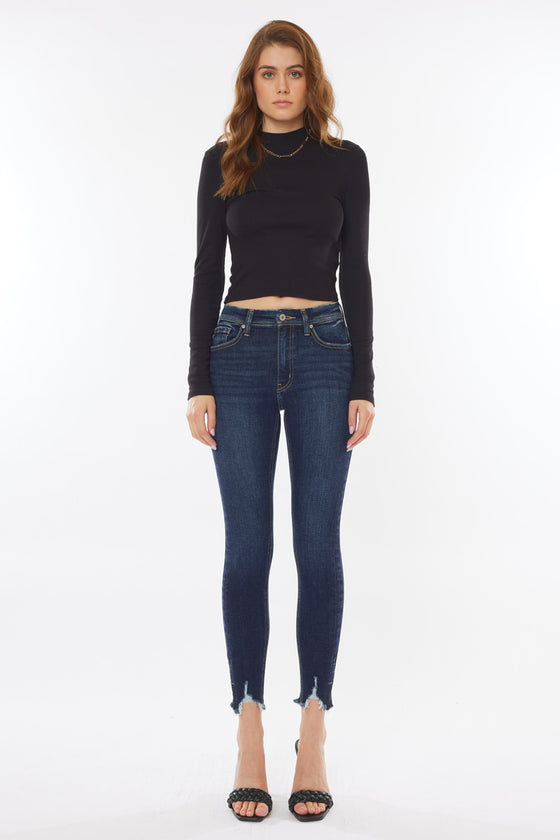 Aspen High Rise Ankle Skinny Jeans - Official Kancan USA