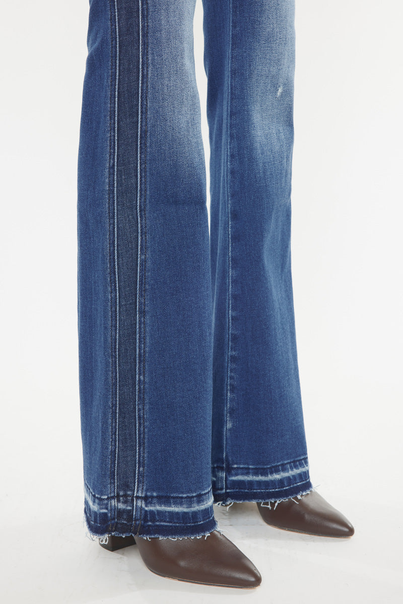 Clemont High Rise Flare Jeans - Official Kancan USA