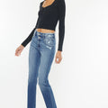 Walnut High Rise Slim Straight Jeans - Official Kancan USA