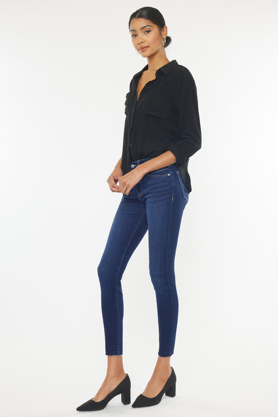 Cypress Mid Rise Ankle Skinny Jeans - Official Kancan USA