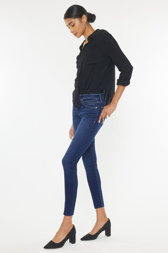 Cypress Mid Rise Ankle Skinny Jeans - Official Kancan USA