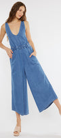 Sandria Cropped Wide Leg Overalls - Official Kancan USA