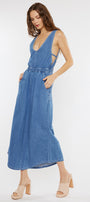 Sandria Cropped Wide Leg Overalls - Official Kancan USA
