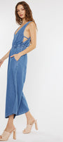 Sandria Cropped Wide Leg Overalls - Official Kancan USA