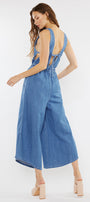 Sandria Cropped Wide Leg Overalls - Official Kancan USA