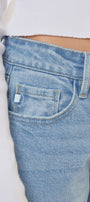Halo Mid Rise Mini Mom Kid Jeans - Official Kancan USA