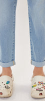Halo Mid Rise Mini Mom Kid Jeans - Official Kancan USA