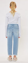 Halo Mid Rise Mini Mom Kid Jeans - Official Kancan USA