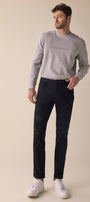 Jeddie Black Distressed Slim Straight - Official Kancan USA