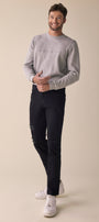 Jeddie Black Distressed Slim Straight - Official Kancan USA