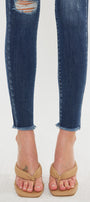 Sunny Ultra High Rise Belted Ankle Skinny Jeans - Official Kancan USA