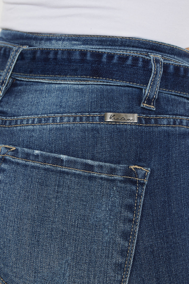 Sunny Ultra High Rise Belted Ankle Skinny Jeans - Official Kancan USA