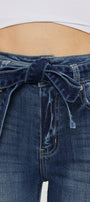 Sunny Ultra High Rise Belted Ankle Skinny Jeans - Official Kancan USA