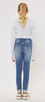 Cole High Rise Ankle Skinny Kid Jeans - Official Kancan USA