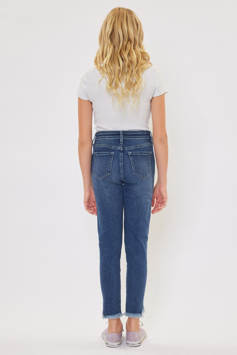 Rio High Rise Ankle Skinny Kid Jeans - Official Kancan USA