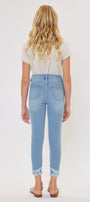 Summer High Rise Ankle Skinny Kid Jeans(NEEDS PRICE) - Official Kancan USA