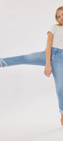 Summer High Rise Ankle Skinny Kid Jeans(NEEDS PRICE) - Official Kancan USA