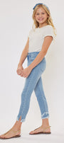 Summer High Rise Ankle Skinny Kid Jeans(NEEDS PRICE) - Official Kancan USA