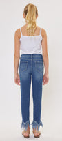 Junnie High Rise Ankle Skinny Kid Jeans(NEEDS PRICE) - Official Kancan USA