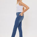 Junnie High Rise Ankle Skinny Kid Jeans(NEEDS PRICE) - Official Kancan USA