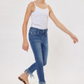 Junnie High Rise Ankle Skinny Kid Jeans(NEEDS PRICE) - Official Kancan USA