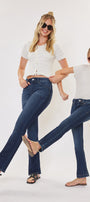Aster Mid Rise Flare Kid Jeans - Official Kancan USA