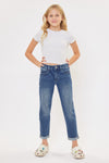 Halo Mid Rise Mini Mom Kid Jeans - Official Kancan USA
