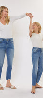Dream High Rise Mini Straight Leg Kid Jeans - Official Kancan USA