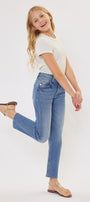 Dream High Rise Mini Straight Leg Kid Jeans - Official Kancan USA
