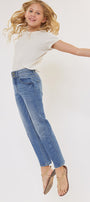 Dream High Rise Mini Straight Leg Kid Jeans - Official Kancan USA
