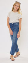 Royal High Rise Mini Straight Leg Kid Jeans - Official Kancan USA