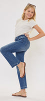 Royal High Rise Mini Straight Leg Kid Jeans - Official Kancan USA