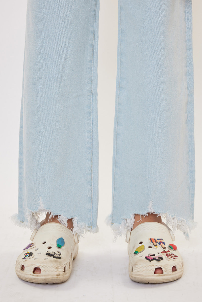 Zendaya High Rise Wide Leg Kid Jeans - Official Kancan USA