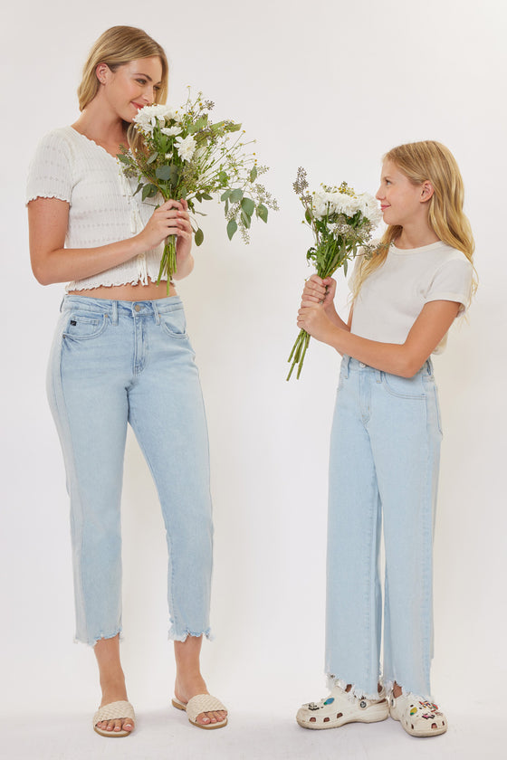 Zendaya High Rise Wide Leg Kid Jeans - Official Kancan USA